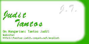 judit tantos business card